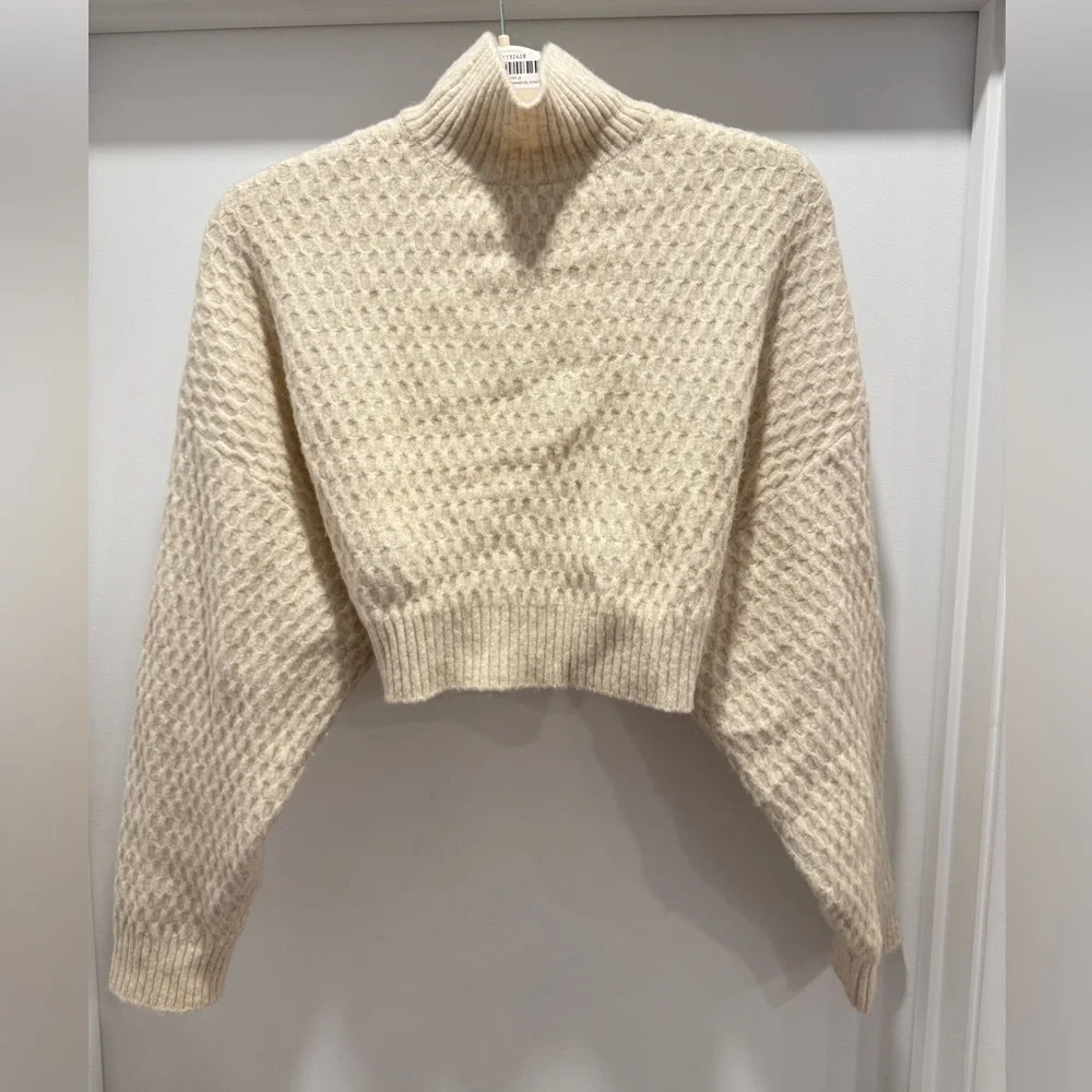 Zara Turtleneck Sweater w/ Open Back - Picture 1 of 7